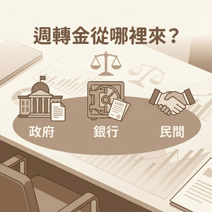 週轉金從哪裡來?