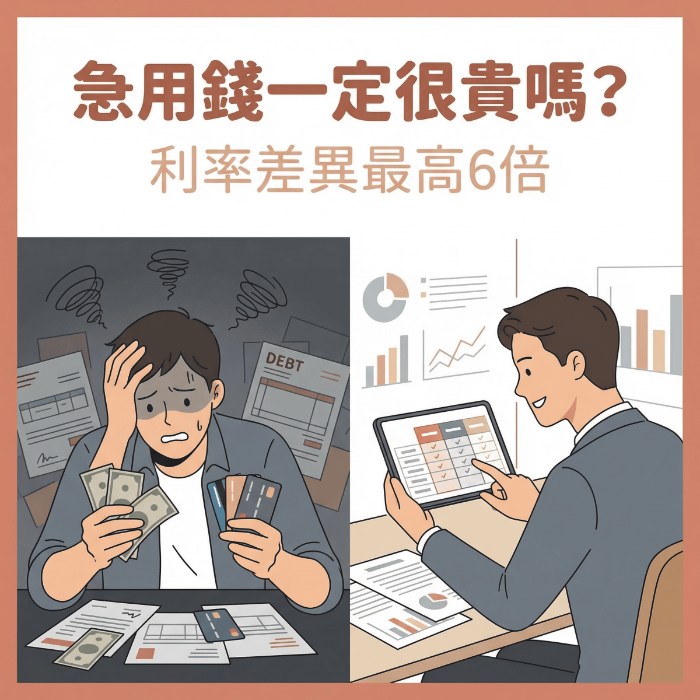 急用錢一定很貴嗎？利率、費用、風險一次講清楚
