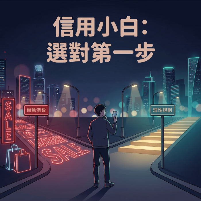 信用小白重點總整理:你該做的不是衝,而是選對第一步