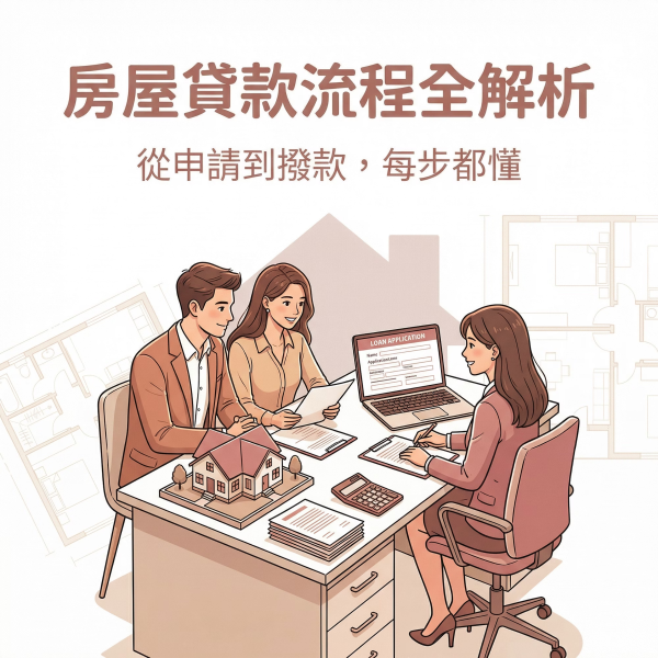 房屋貸款流程全解析：從申請到撥款
