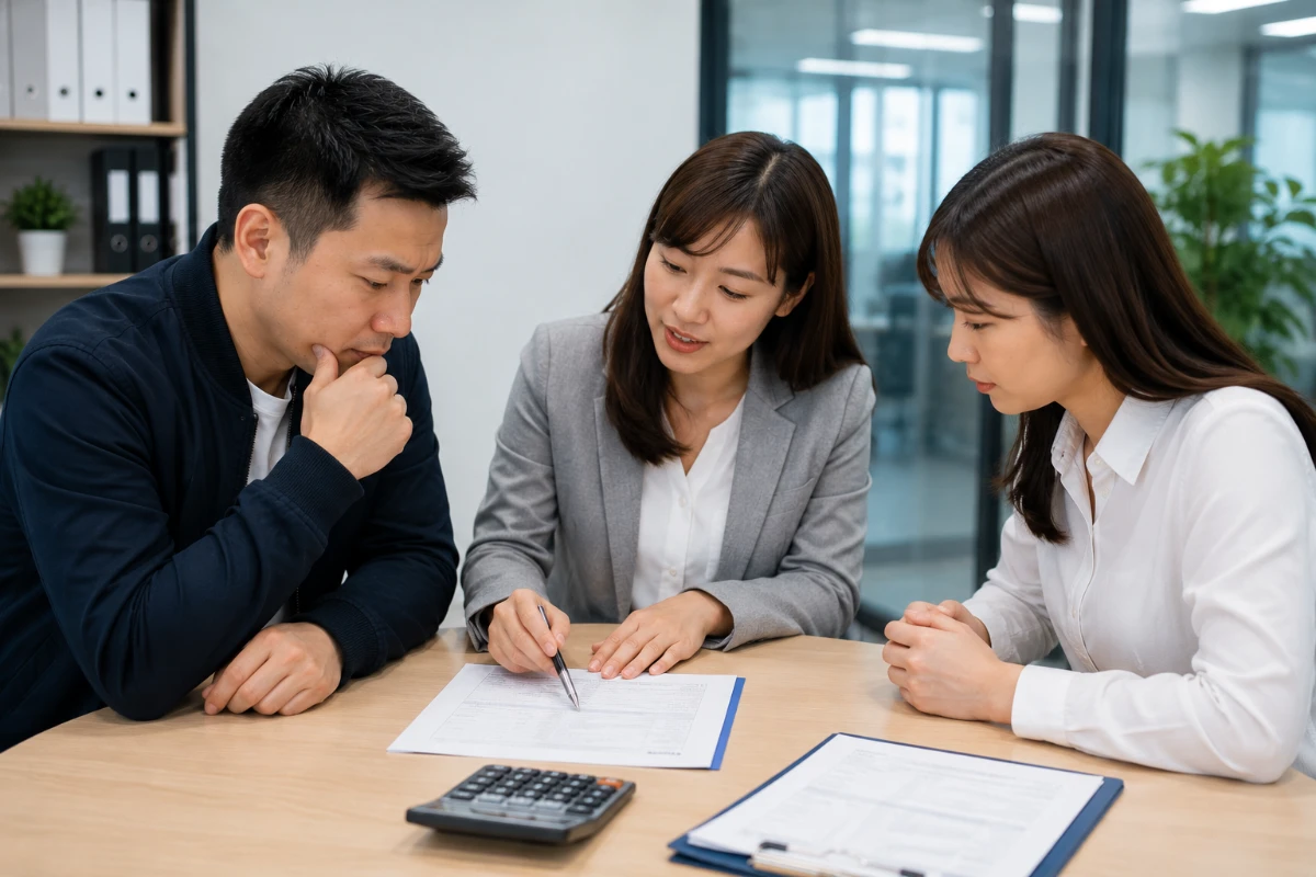 工會貸款被拒原因分析與貸款評估諮詢示意圖