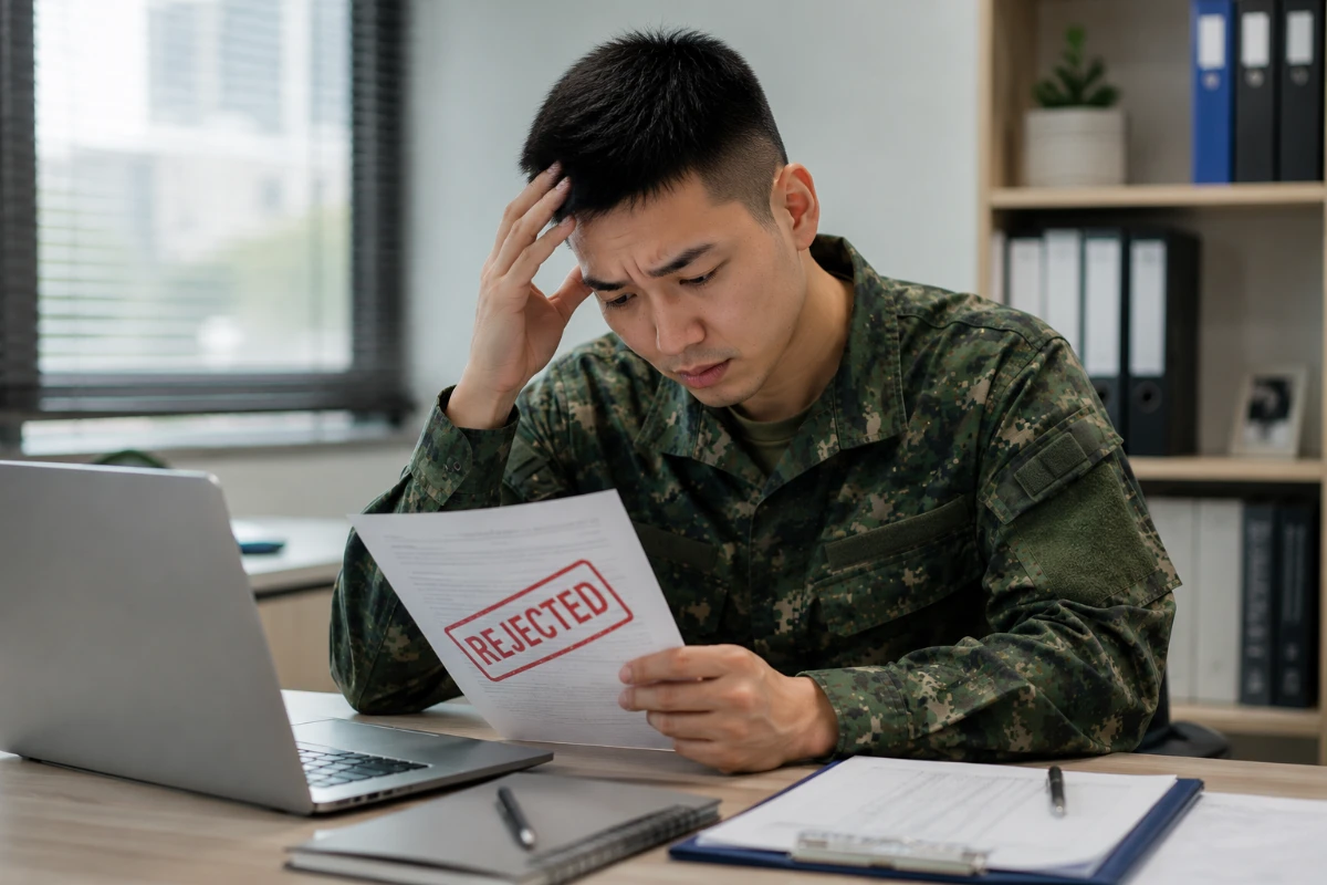 軍人信用貸款被拒絕原因與貸款審核失敗